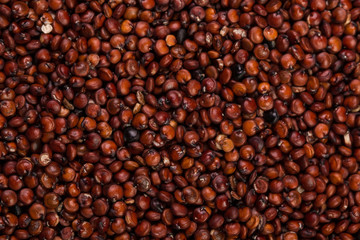 Heap of quinoa, healthy vegan food concept