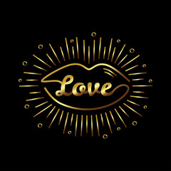 Romantic vector illustration