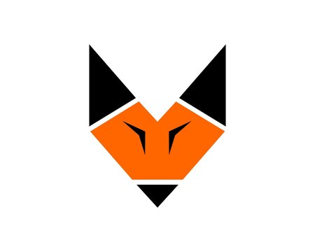 Fox head simple logo