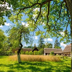 Fototapeta premium polish ethno- village