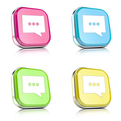 ikona na tle zaokrąglonego kwardratu z metalowym środkiem i odbiciem © vempireart