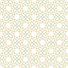 Seamless Vector Pattern in Arabian Style
