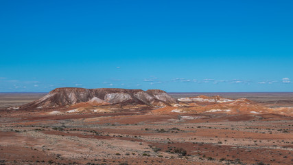 The Breakaways near the Opal mining town of Coober Pedy in outback, Australia 