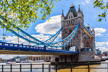 Fototapeta na wymiar Tower Bridge (1886–1894) - iconic symbol of London.
