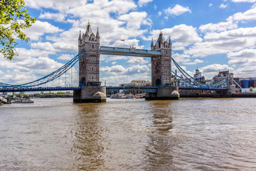Fototapeta premium Tower Bridge (1886–1894) - iconic symbol of London.