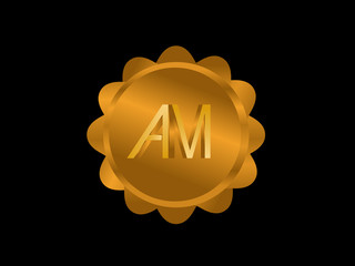 AM Initial Logo for your startup venture
