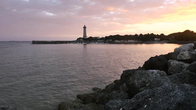 coucher de soleil sur dt georges de didonne