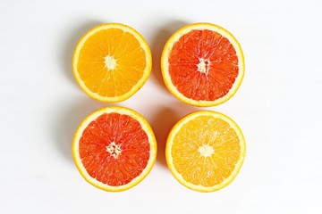 Navel and valencia orange