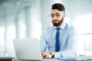 Fototapeta premium Businessman at work