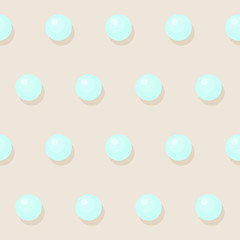 Pearls beads seamless pattern background