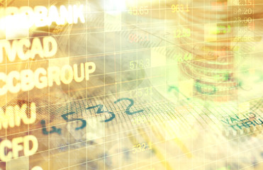 Obraz premium Finance data concept