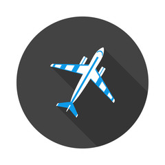 flat icon aircraft