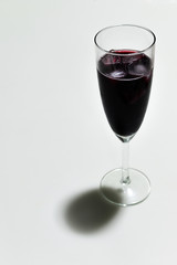 Grape Juice in Vine glass, Sweet Beverage
