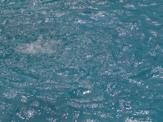 Fototapeta na wymiar текстура голубой вода с бликами от солнца 