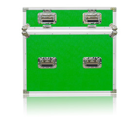 New green toolbox with shadow