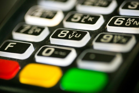 Pos terminal keyboard