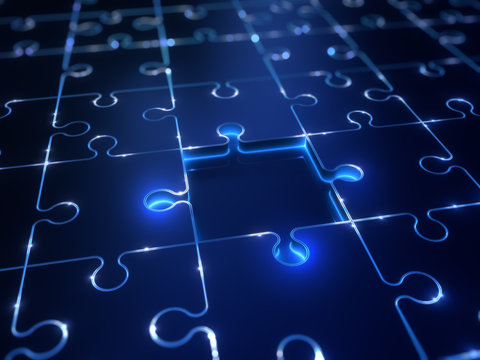 Puzzle Technologie L&ouml;sung