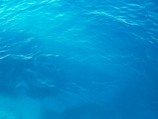 Obraz premium texture of blue and clear water