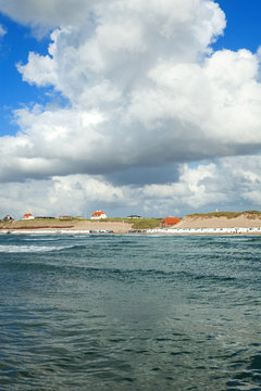 sea and sky at Lokken in Denmark