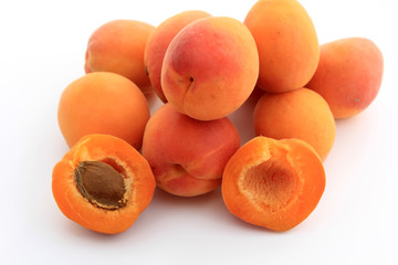 cueillette d'abricots