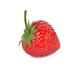 Red berry strawberry isolated on white background