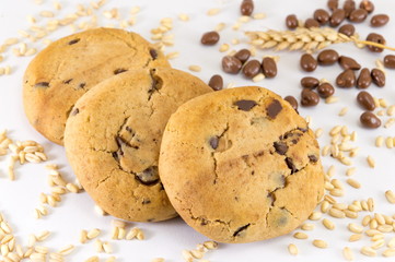 Chocolate chip cookies and chocolate balls