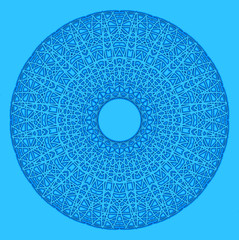 Abstract radial shape