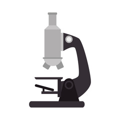 microscope tool equipment science analysis laboratory vector illustration