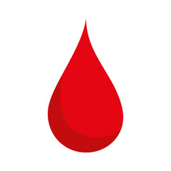 blood drop red health liquid human medicine vector illustration