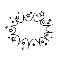 comic bubble talk speech idea expression cartoon vector illustration