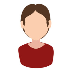 male profile avatar head face hair vector illustration 