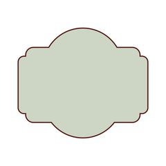 blank retro vintage badges and labels frame decoration vector illustration