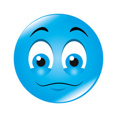 emoticon cartoon expression of feelings and emotions vector illustration