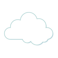 cloud sky weather nature forecast meteorolgy clear day vector illustration