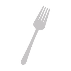 fork utensil silverware cuisine tool element vector illustration