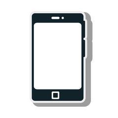 smartphone phone technology device touch screen vector illustration
