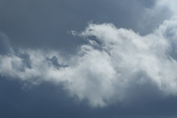 Figured clouds like a sea/Horizontal abstract background