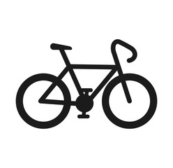 Fototapeta premium bicycle ride cyclism vehicle transport sport symbol vector illustration