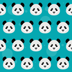Obraz premium Miś Panda wzór tła