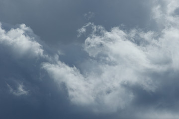 Figured clouds like a sea/Horizontal abstract background