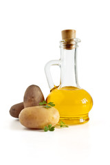 Sunflower oil and potatoes