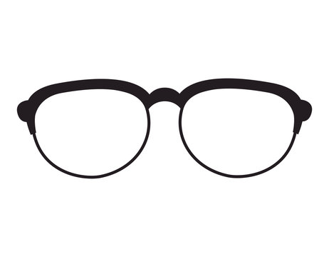 glasses fashion eyewear hipster style accessory vector illustration