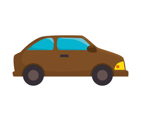 car vehicle transportation automobile view vector illustration