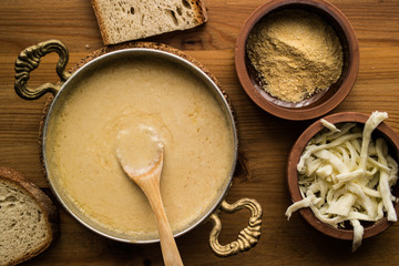 Muhlama / Corn Porridge with Cheese.