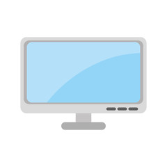 monitor screen computer technology and electronic device vector illustration