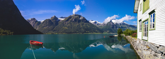 Lake Oppstryn in Norway