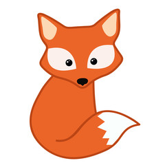 Obraz premium Isolated fox