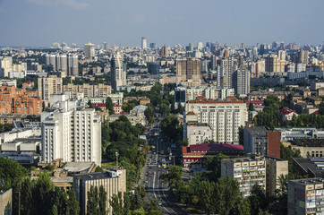 View Pechersk, Kiev from the top