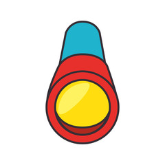 lantern power light electricity portable tool vector illustration