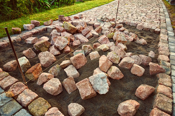 Paving with Natural Stone